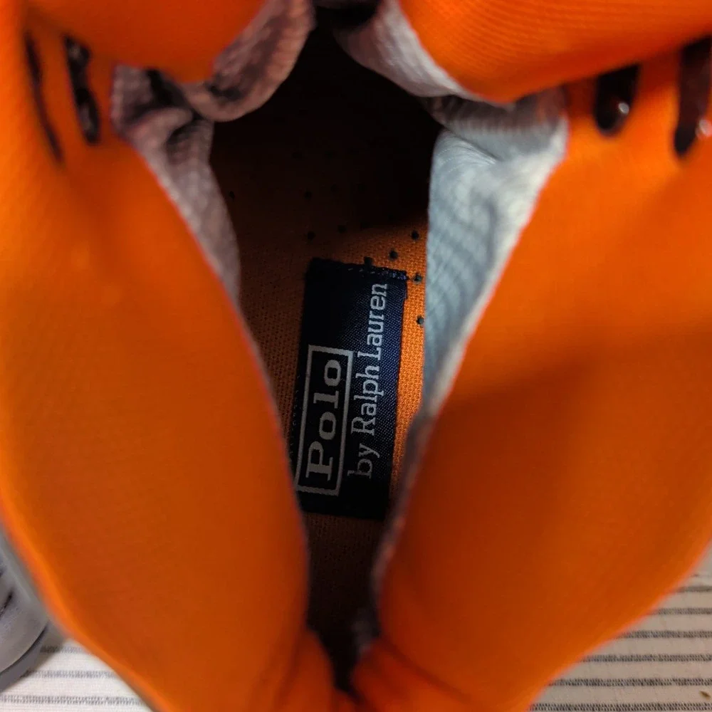Polo‎ Ralph Lauren Canterwood Upper Hiking Boots Mens 10 Brown Orange Gore-Tex